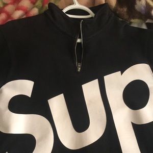 Supreme half zip SUP